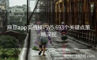 麻豆app实战技巧V5.693个关键点策略深挖