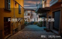 实战技巧！V6.1麻豆萌新不迷路