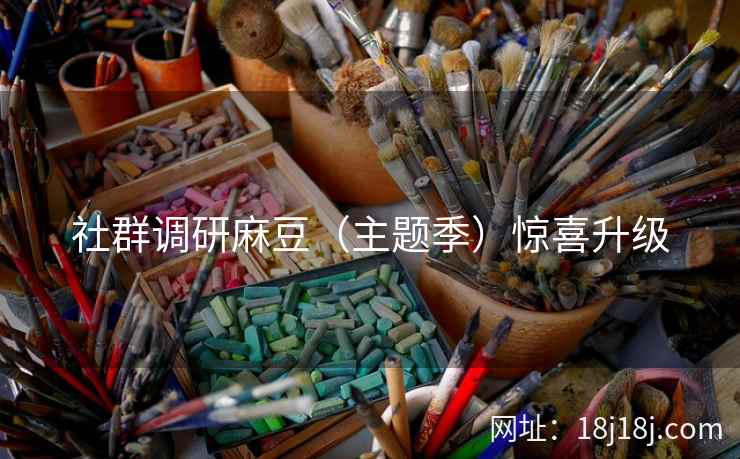 社群调研麻豆（主题季）惊喜升级