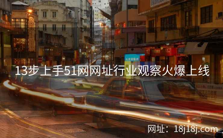 13步上手51网网址行业观察火爆上线